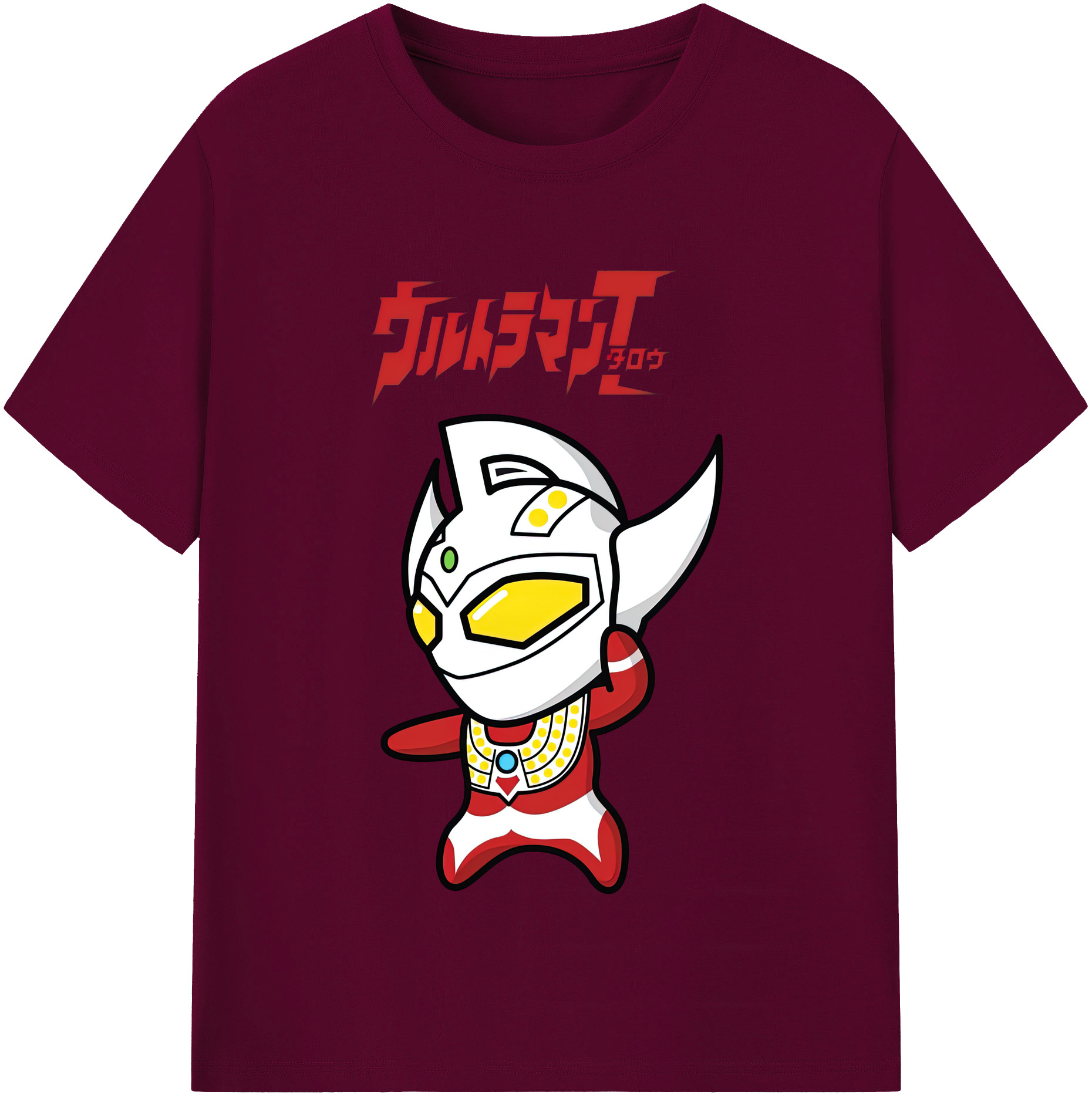 （画像用） ウルトラマン Ultraman レディースカジュアルプリントTシャツ（綿100％）